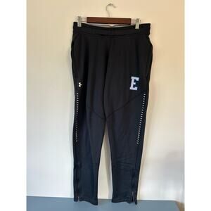 Under Armour mens sweatpants black size L joggers coldgear loose fit